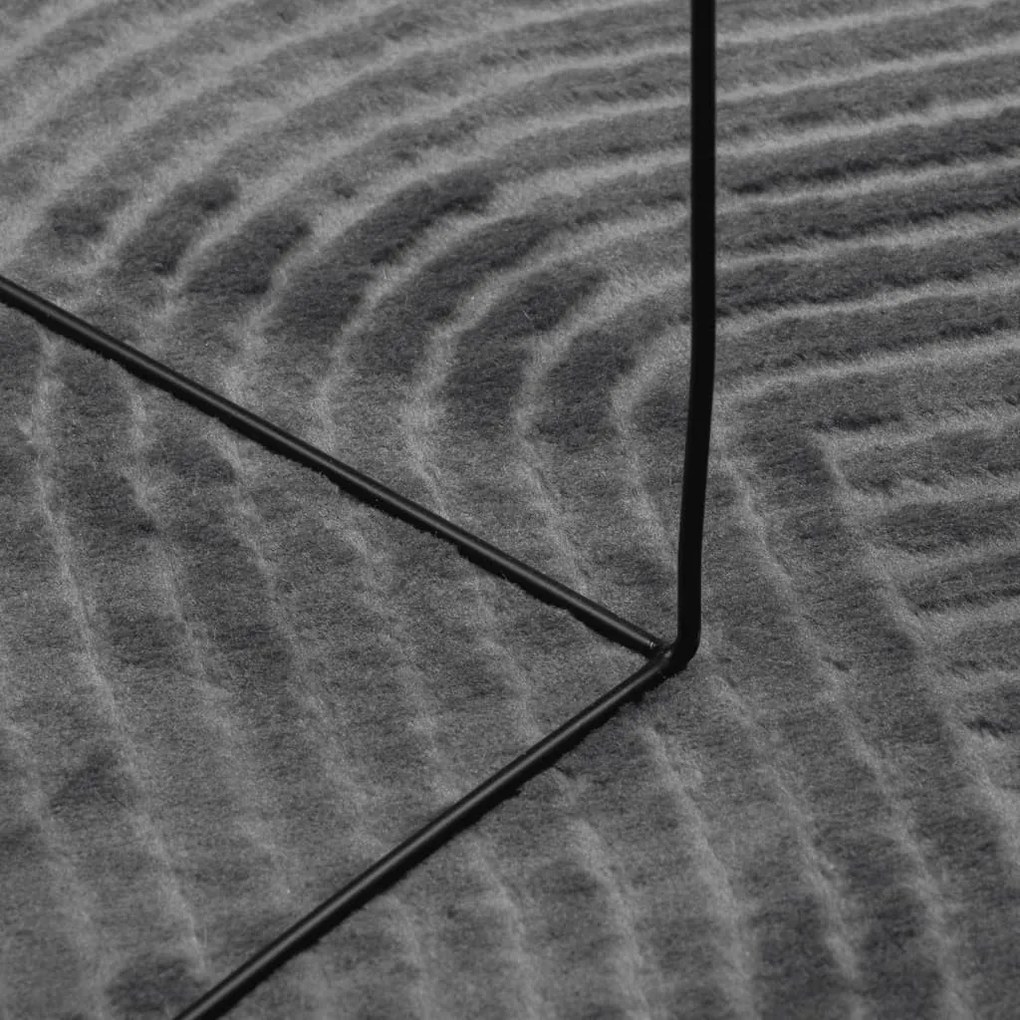 IZA antracit rövid szálú skandináv stílusú szőnyeg 100 x 200 cm