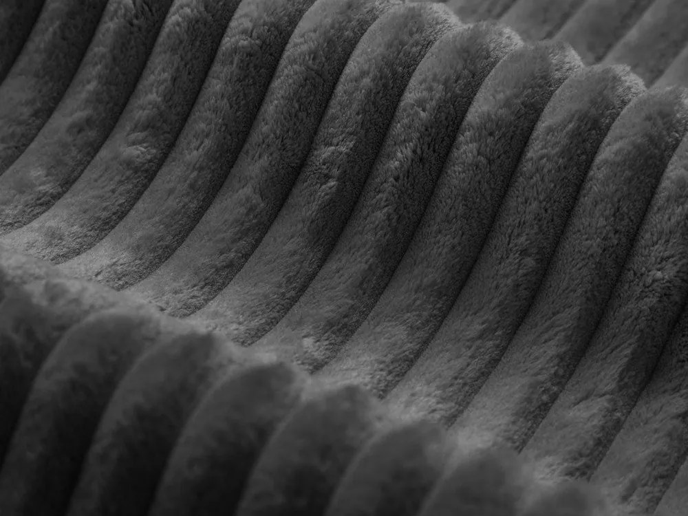 Szürke kárpitozott ágyneműtartós franciaágy ágyráccsal 160x200 cm Martina – Micadoni