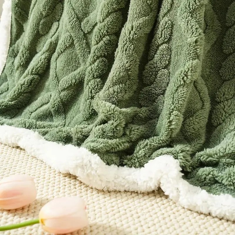 Meleg bárány takaró Homa REDDEA GREEN