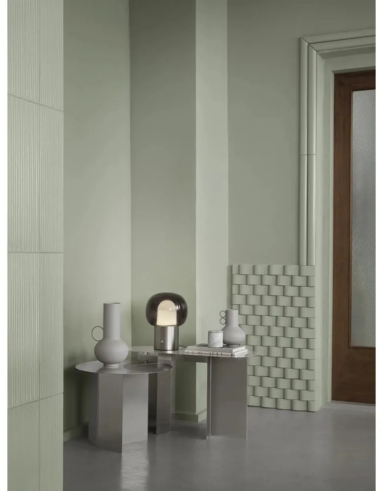 Rozsdamentes acél kerek tárolóasztal ø 50 cm Oru – Blomus