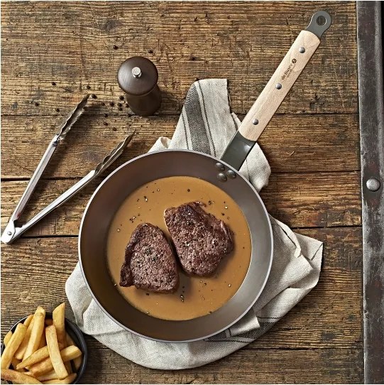 De Buyer 5710.26 - MINERAL B BOIS 26 cm acél serpenyő