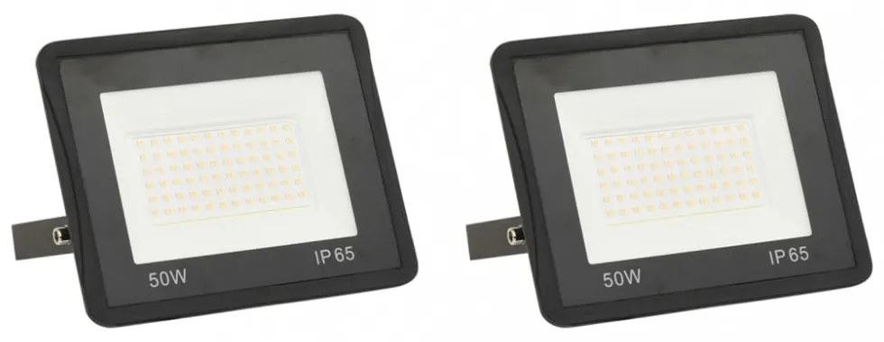 2 db hideg fehér fényű LED-es reflektor 50 W