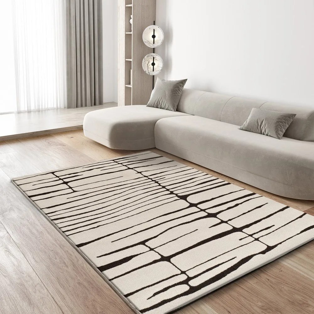 Krémszínű szőnyeg 200x290 cm Retro – Universal