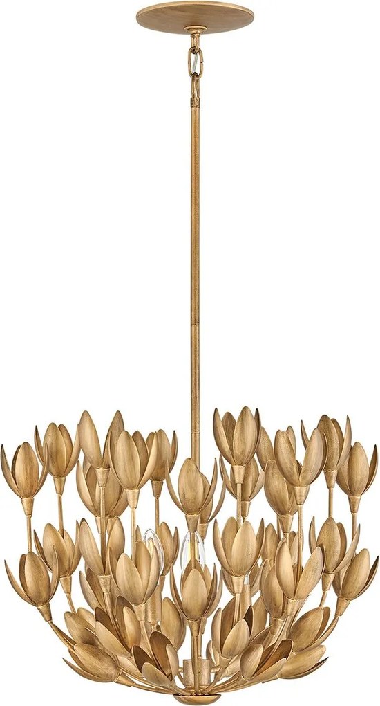 Quintiesse klasszikus függeszték flora arany elsqn-flora3-gd
