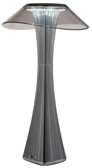 Globo 21025S-LED Dimmelhető Asztali lámpa tölthető AMBRA LED/2,5W/3,7V 2700K/4500K/6500K fekete