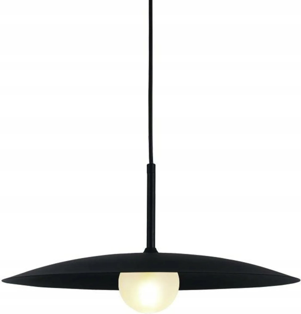 Aca Lighting Afinar függeszték 1xG9 fekete fém matt üveg ÁTM40X120CM