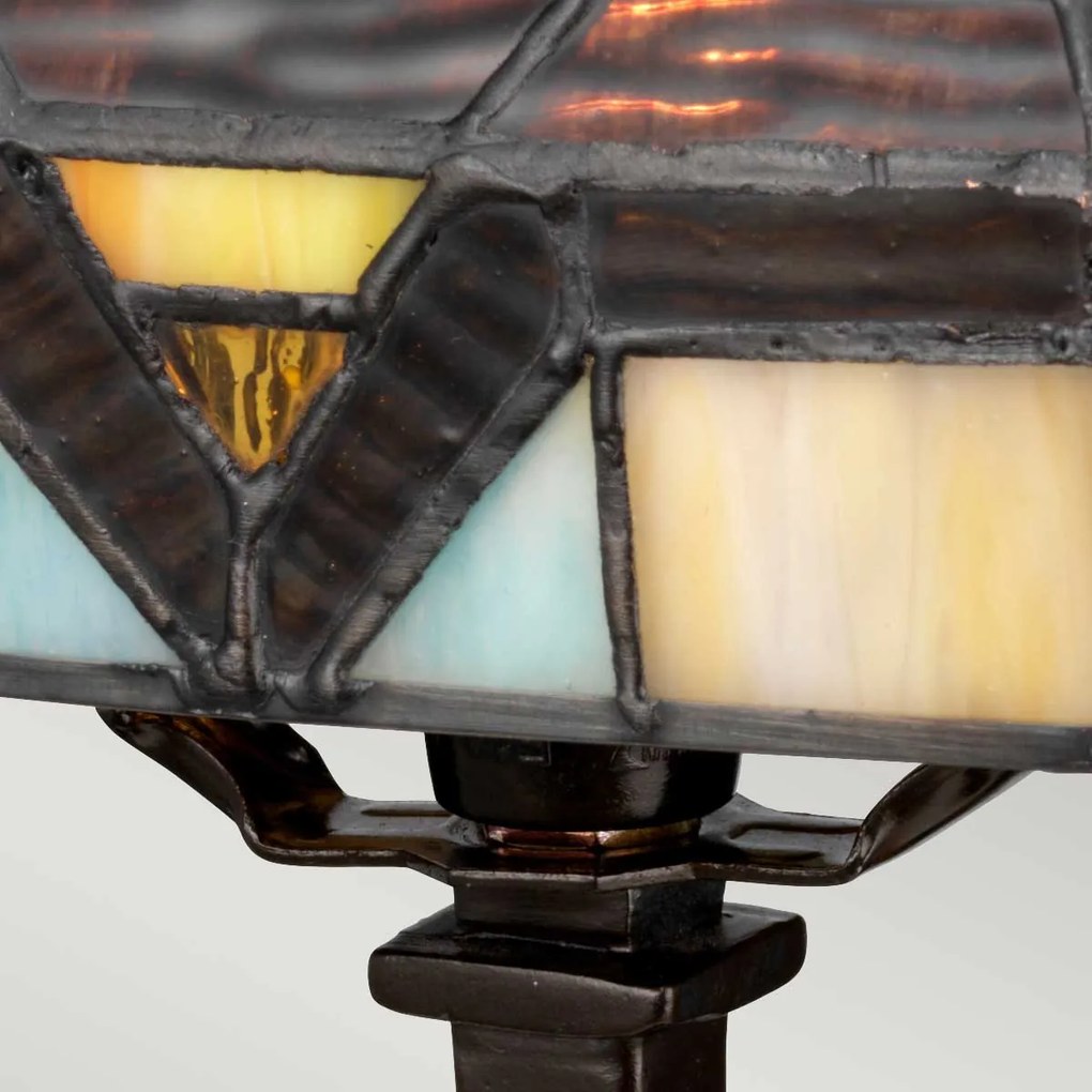Elstead tiffany asztali lámpa victory & holmes antik bronz elsqz-holmes-tl