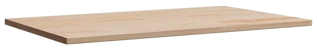 tömör fenyőfa téglalap alakú asztallap 80 x 50 x 2,5 cm