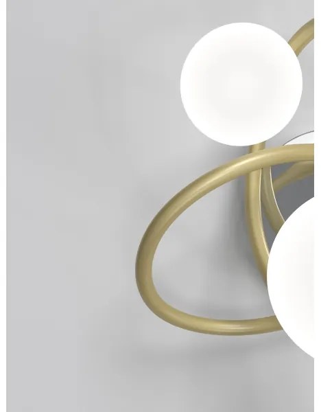 Wofi 4014-201 - LED fali lámpa NANCY 2xG9/3,5W/230V arany/fehér