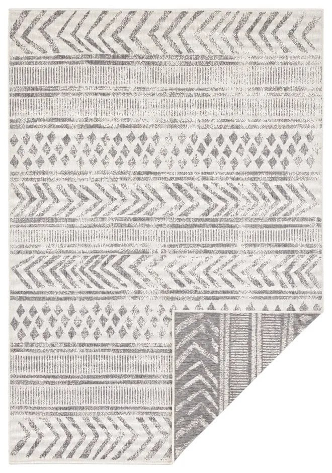 Biri szürke-krémszínű kültéri szőnyeg, 80 x 150 cm - NORTHRUGS