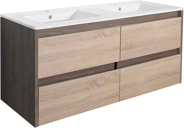 Porto 120 alsó szekrény mosdóval rauna szil-sonoma tölgy