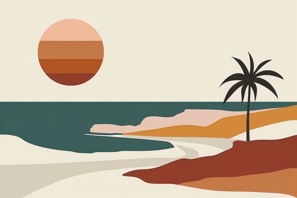 Poszter 45x30cm Sziget a Nyugaton