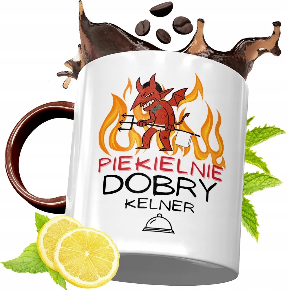 Bordó Bögre Pincérnek Születésnapra Ajándék fényképes nyomtatással