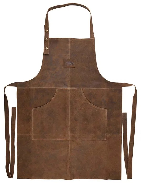 BBQ zsebes bőrkötény