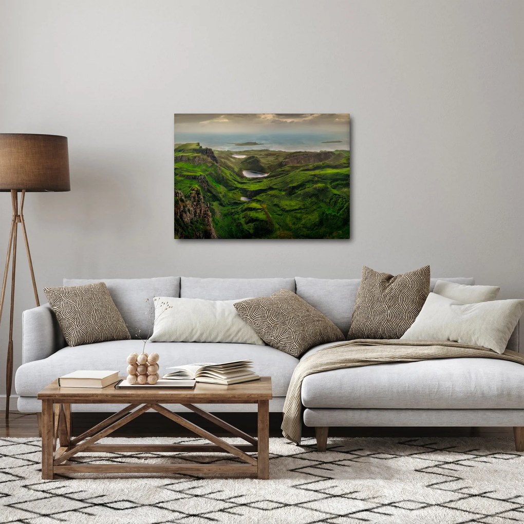 Kép - Quiraing, Skócia (70x50 cm)