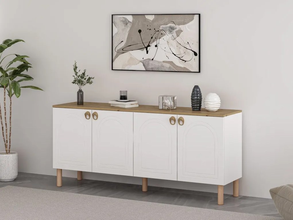 Lotus komód, fehér, 180 cm – TR506MNR1319