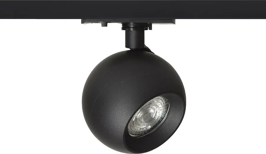 RENDL SIENA egyáramkörös sínre fekete 230V LED GU10 9W