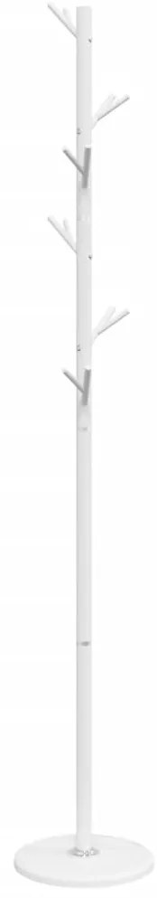fehér porszórt vas ruhafogas 175 cm