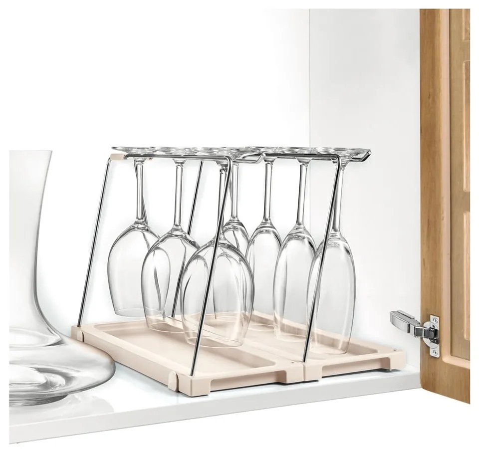 Műanyag borospohár tartó FlexiSpace – Tescoma