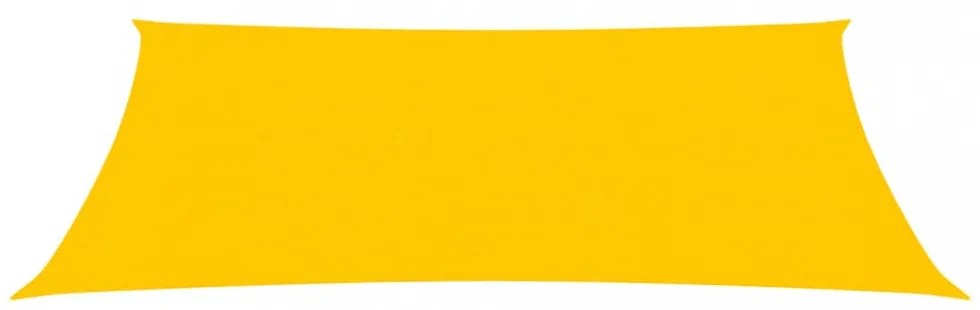 sárga HDPE napvitorla 160 g/m² 2,5 x 4 m