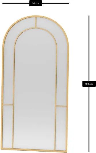 Rounda tükör, arany, 90 cm