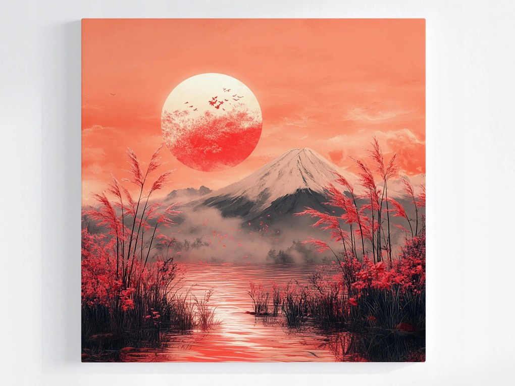 Poszter Tájkép Japán Hegy Fuji Fudzsi 40x40