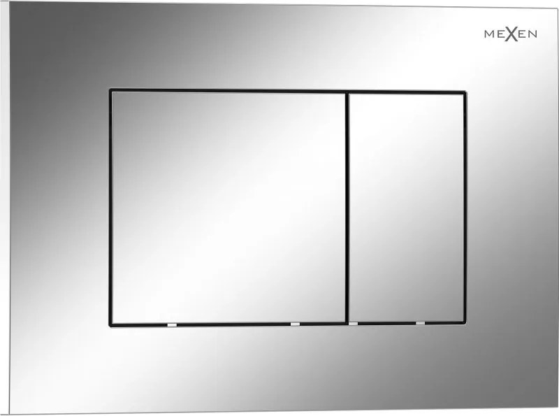 Mexen Tex 02 öblítőgomb, fényes króm - 6102-03