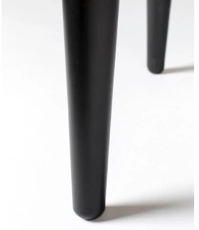 Barbier tolóajtós fekete komód - Zuiver