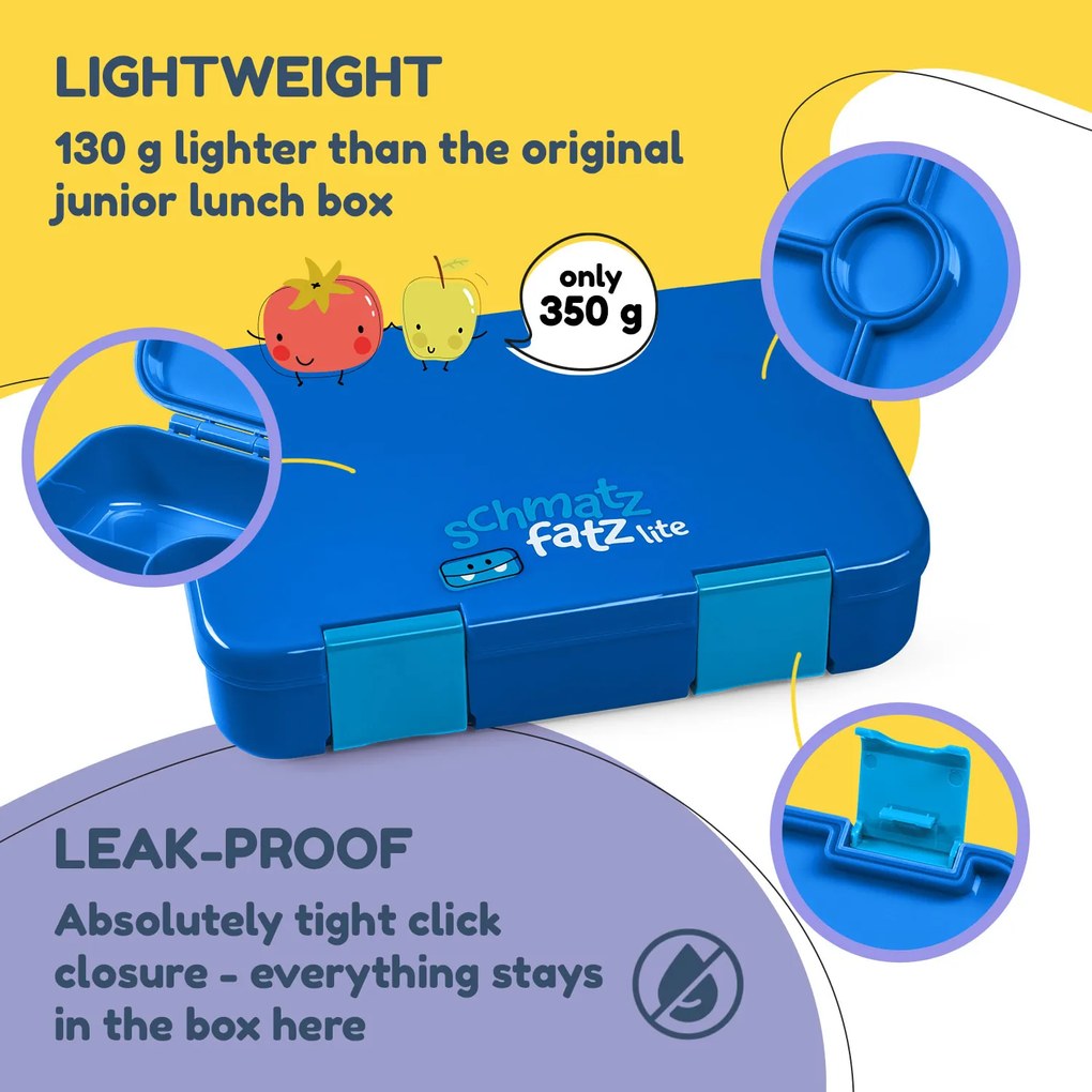 Klarstein Schmatzfatz tízórais doboz rekeszekkel