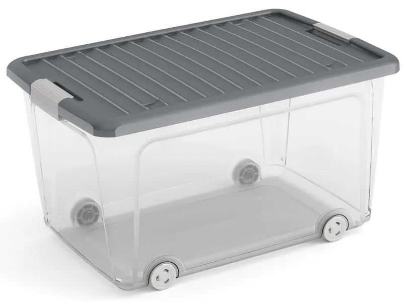 Fedeles műanyag tárolódoboz 56,5x39x31,5 cm W box L – KIS