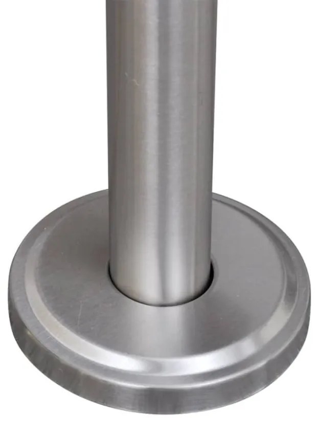 Rozsdamentes acél postaláda állványon