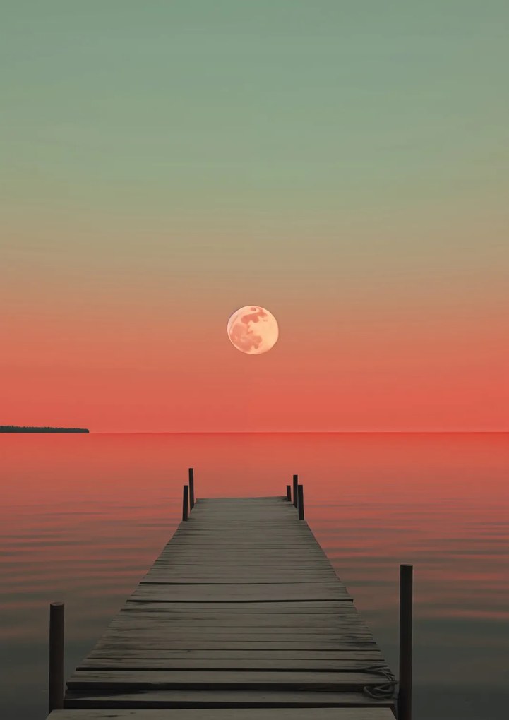 Poszter 21x29,7cm Hold a víz felett