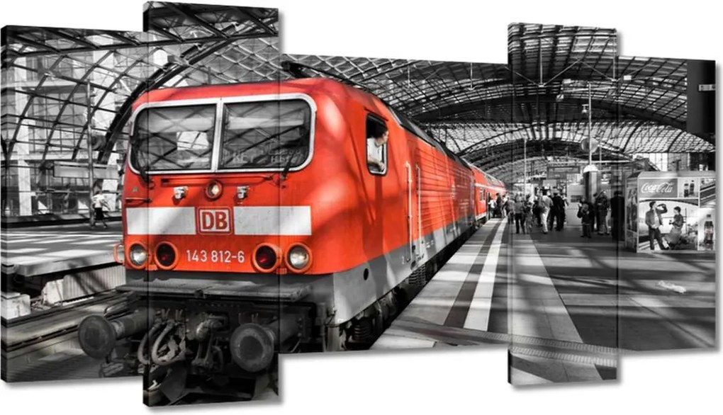 Festmények 120x65 Vonat Berlinben