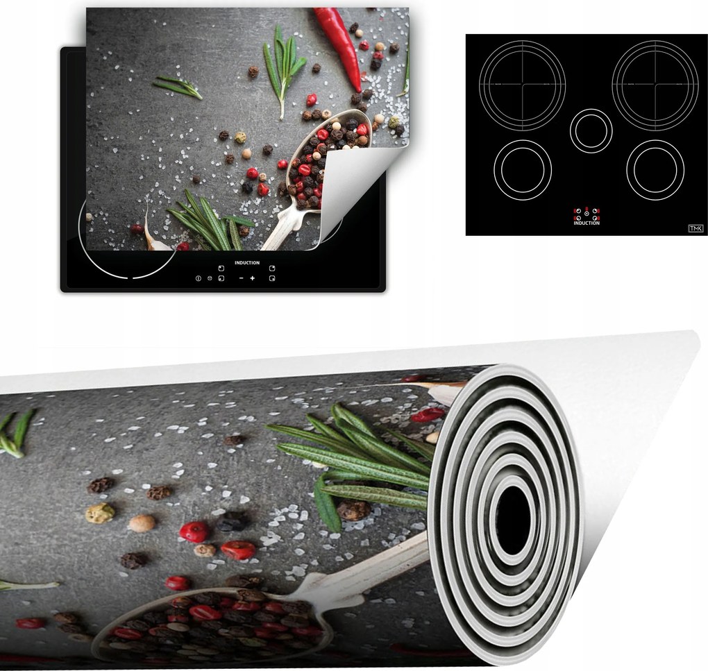 Vinyl Szőnyeg A Konyhába Több Hely 70x52 Fűszerek Chili