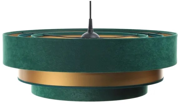 TRINITI lógcsillár 1xE27/60W/230V zöld/arany