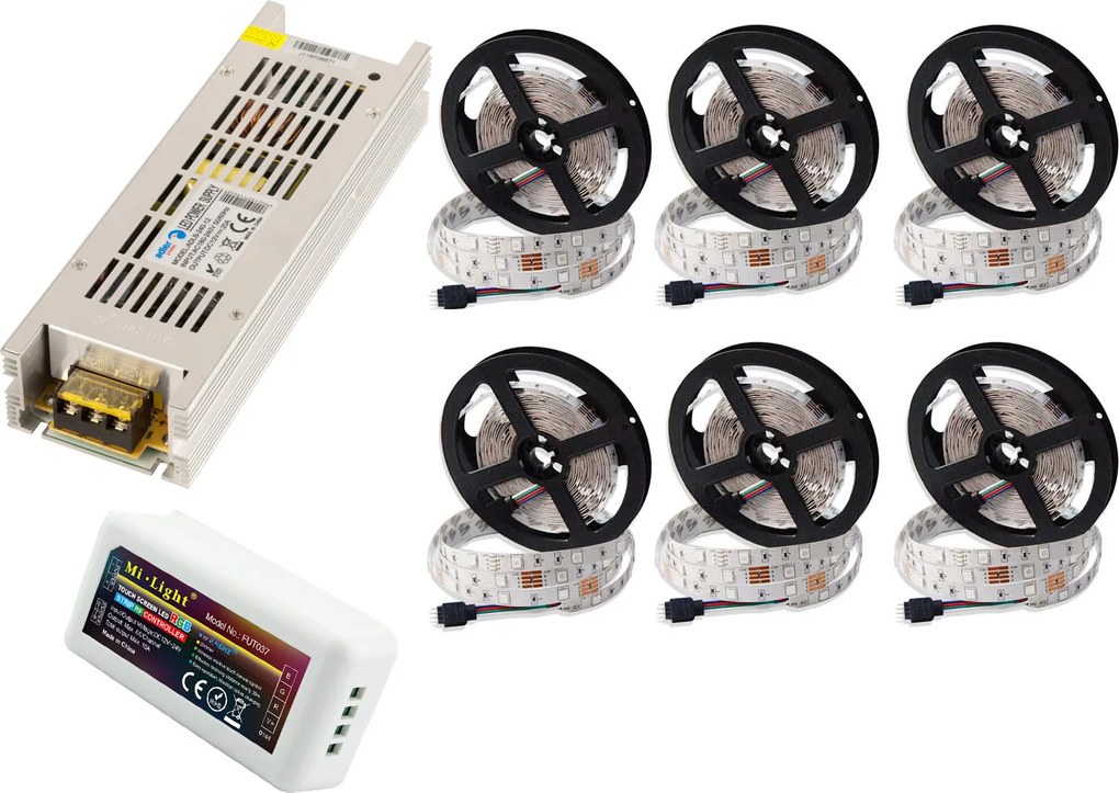 Zónakészlet FUT037 Mi-LightLED 30mb Rgb Szalag 5050