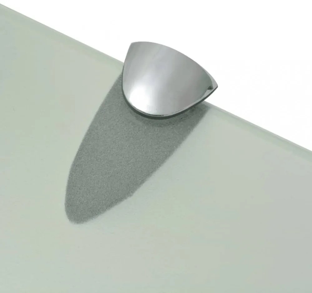 2 db lebegő üvegpolc 70 x 20 cm 8 mm