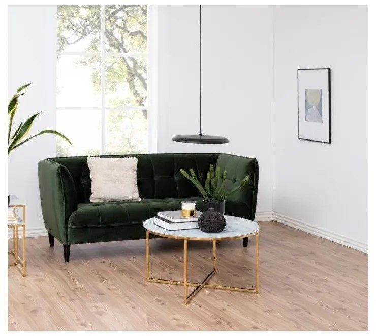 Alisma fehér kerek dohányzóasztal, ⌀ 80 cm - Actona