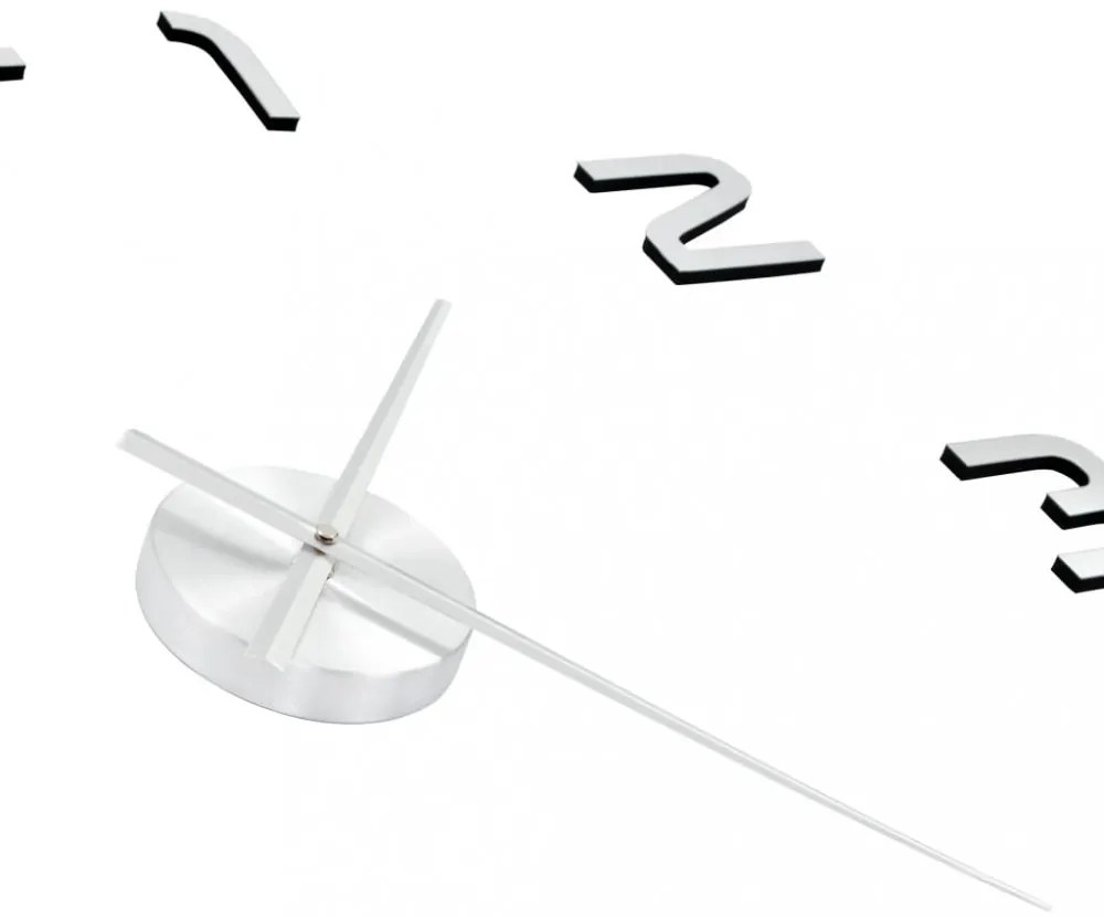 modern ezüst 3D falióra 100 cm XXL