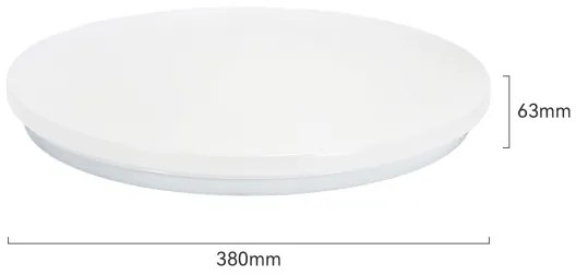Brilagi - LED mennyezeti lámpa MILKY WAY LED/24W/230V 3000/4000/6500K átm. 38 cm