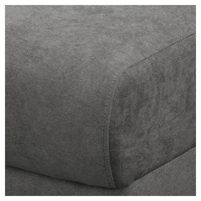 Sötétszürke sarokkanapé (jobb oldali) Beata – Ropez