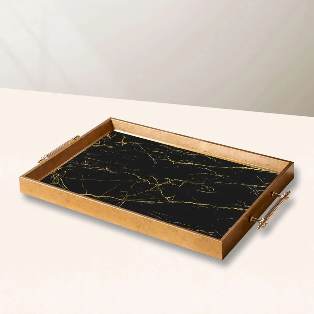Üveg tálca, 38×24 cm – TPEA9997