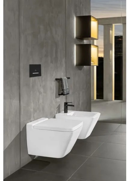 Villeroy & Boch 922169AN -Öblítőgomb VICONNECT matt fekete/matt króm