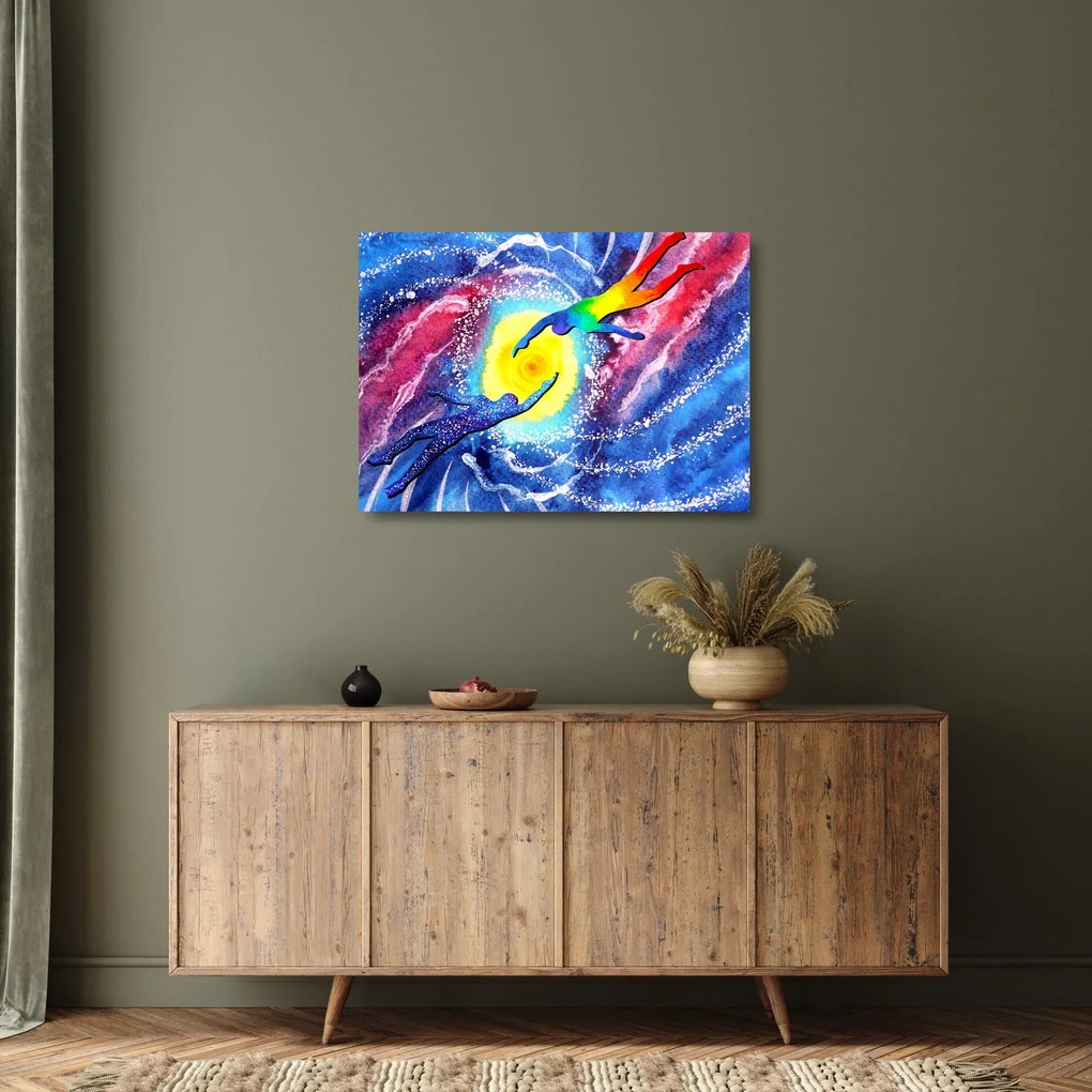 Kép - Érintés (üvegen) (70x50 cm)