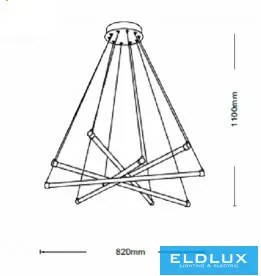 ELDLUX A05-OC Modern Led Függesztett Lámpa IP20
