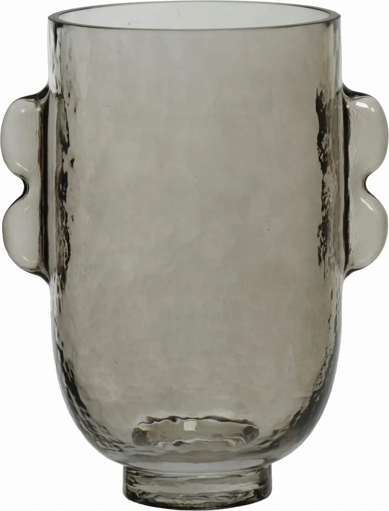 Üveg váza, szürke