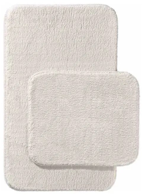 Krémszínű fürdőszobai kilépő szett 2 db-os 50x90 cm Plush – Mila Home