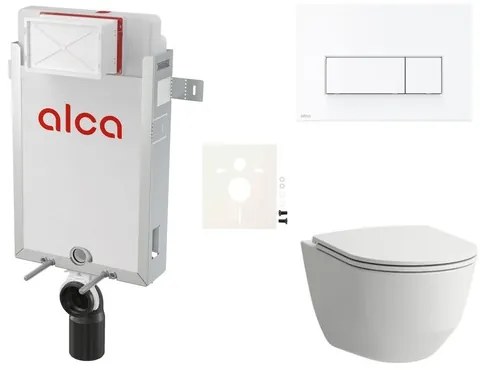 Fali WC szett Alca befalazáshoz + Laufen WC SIKOAL7