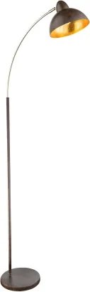 Globo 24703SR Állólámpa, metál rozsdaszínű, matt réz, kapcsolóval, LxWxH:510x250x1550, Foglalat típusa:1xE27 40W 230V