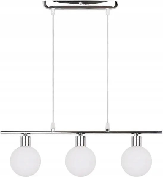 Krómszínű függőlámpa 3XG9 Oden Candellux sín